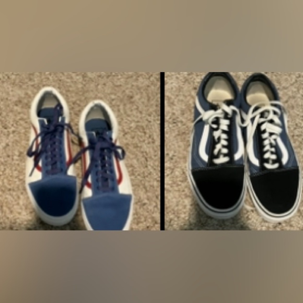 2 pairs of vans